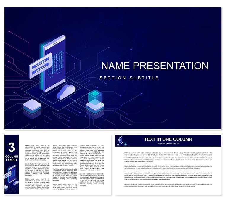 Cyber Security Keynote templates