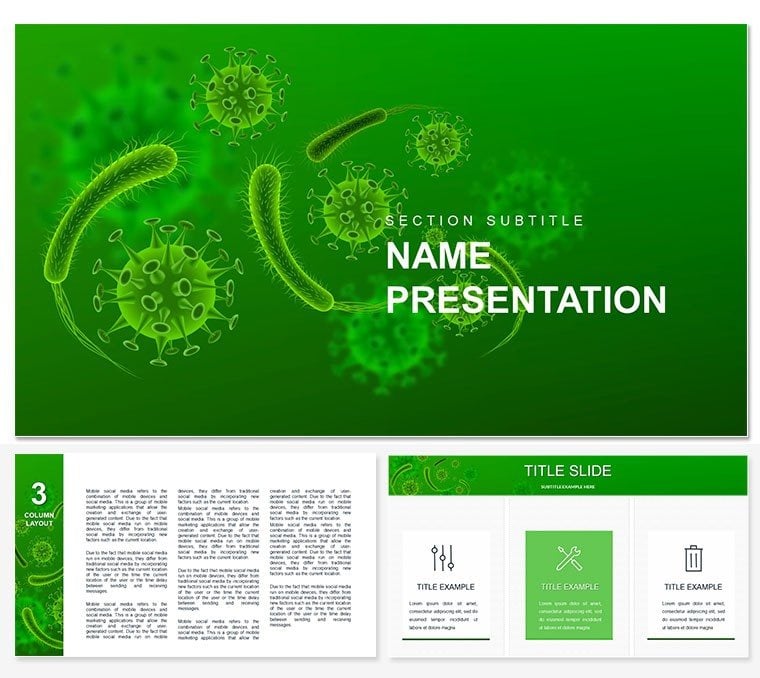 Virus Symptoms and Causes Keynote Template | Medical Education