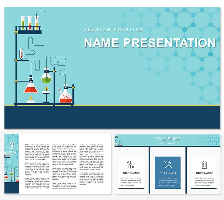 Science Projects Keynote templates