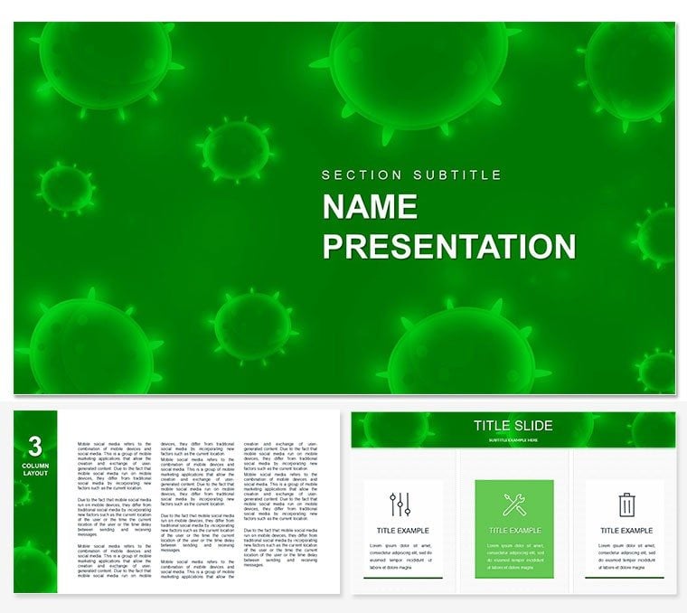 Viral Elegance Keynote Template - Professional Business Presentation Design