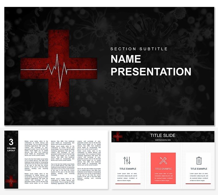 Infection Control : Viral Prevention Keynote template, Medicine Presentation