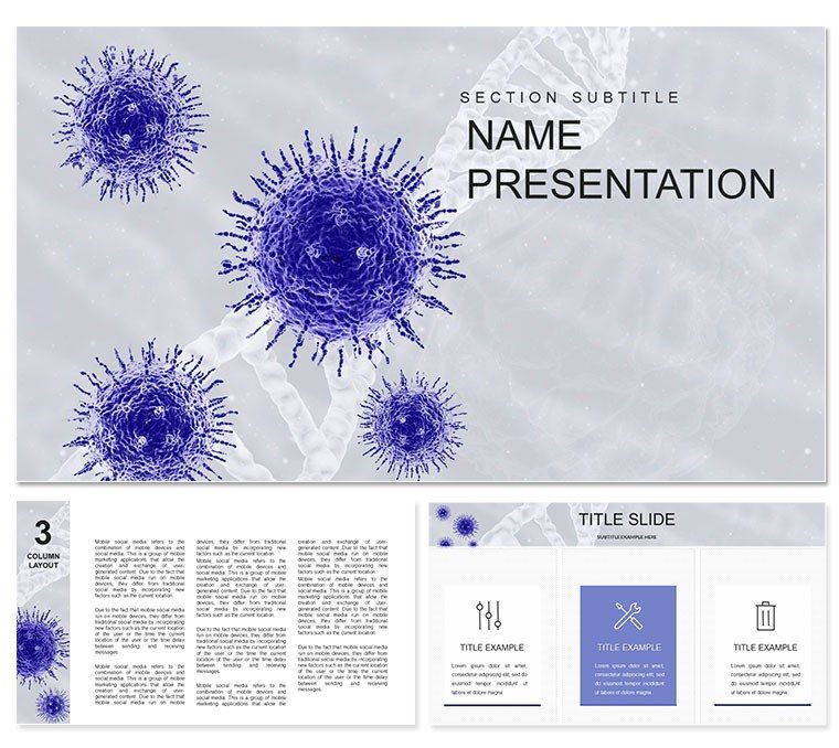 Viruses: Structure, Function Keynote template