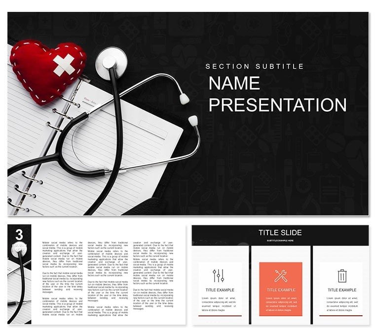 Health and Medical Information Keynote template