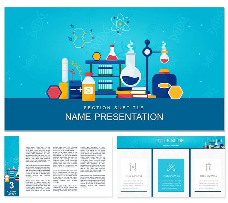 Chemistry, Technology of Substances and Application Keynote template