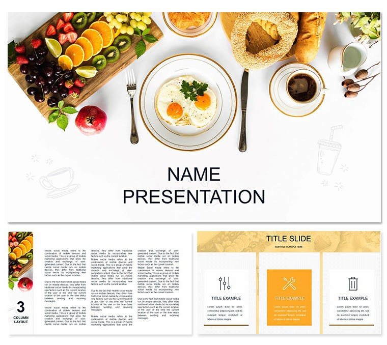 Breakfast Benefits: Energy, Weight Control, and More Keynote template