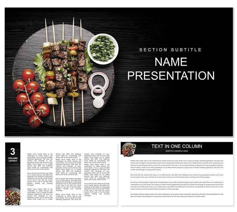 Meat Barbecue Keynote Template - Presentations