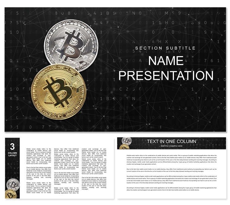 How to Buy Bitcoin Stock Keynote template