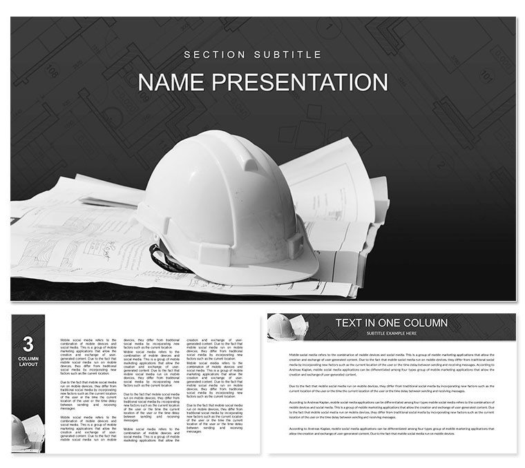 Design and Construction Keynote template
