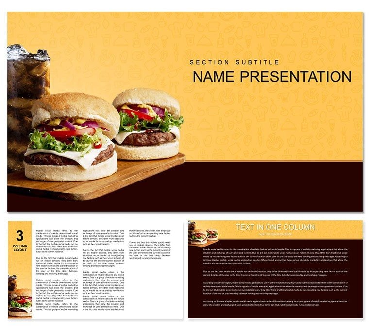 Hamburger Keynote templates