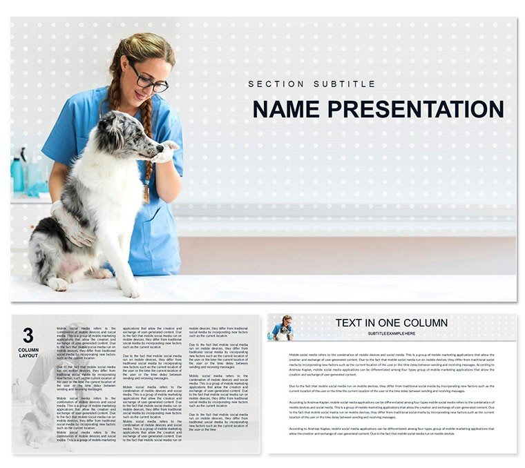 Dog Disease and Veterinarian Keynote Template for Presentation