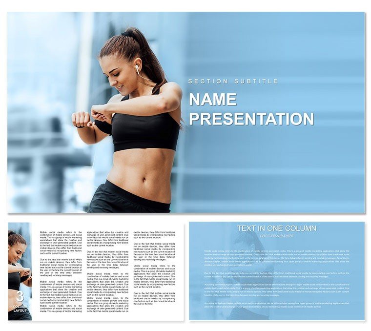 Fitness for Beginners Keynote Template - Download Presentation