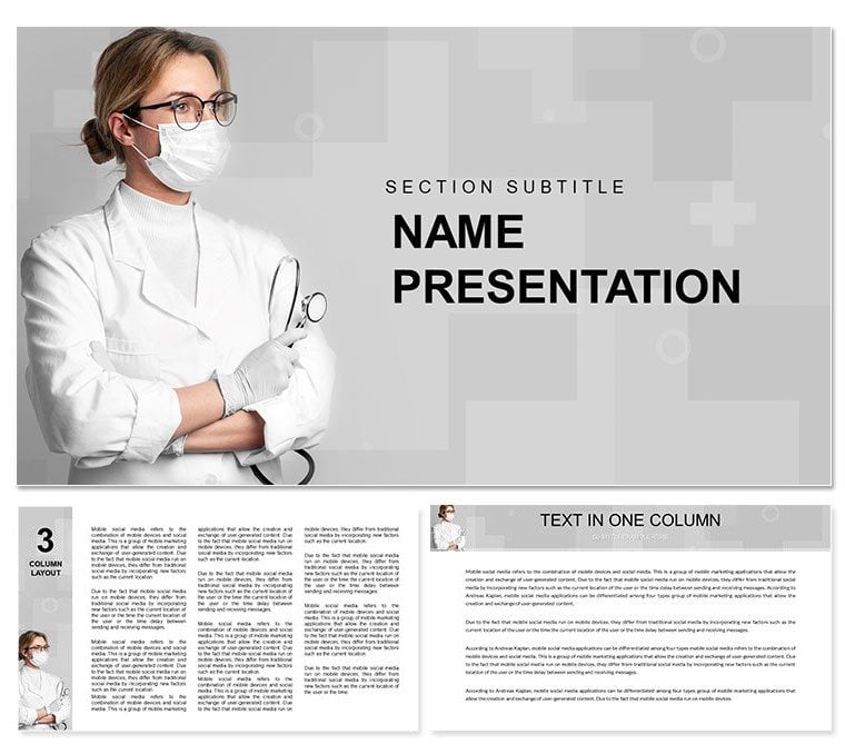 Presentations Doctor and Medical Services Keynote Template