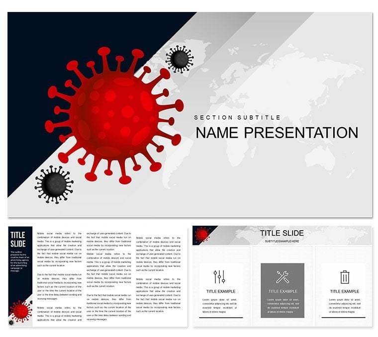 Viruses - Microbiology Keynote presentation template