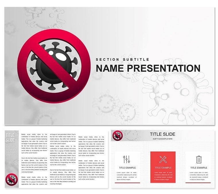 Fighting Infection Background Keynote Presentation Template