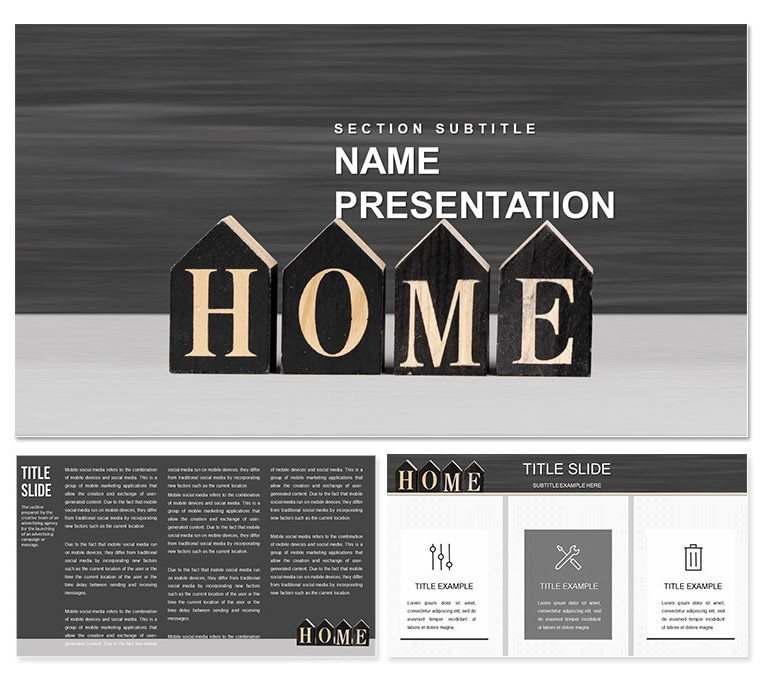 Home Keynote Templates for Presentation | Download