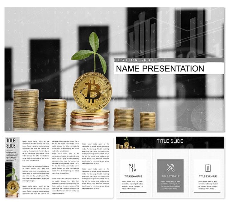 Bitcoin Mining Software Keynote Template for Presentation