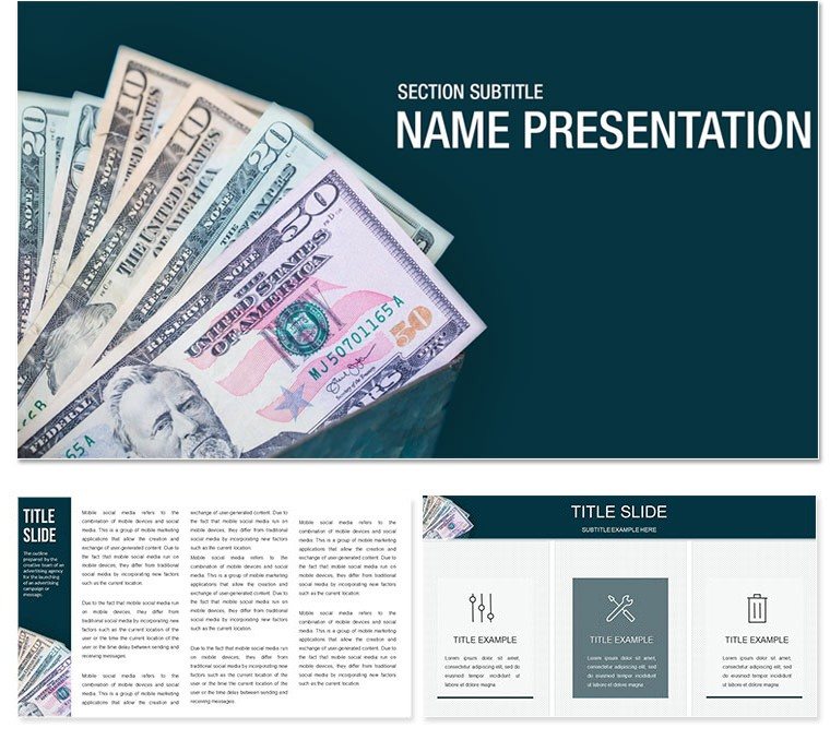 Finance Money Keynote templates and themes