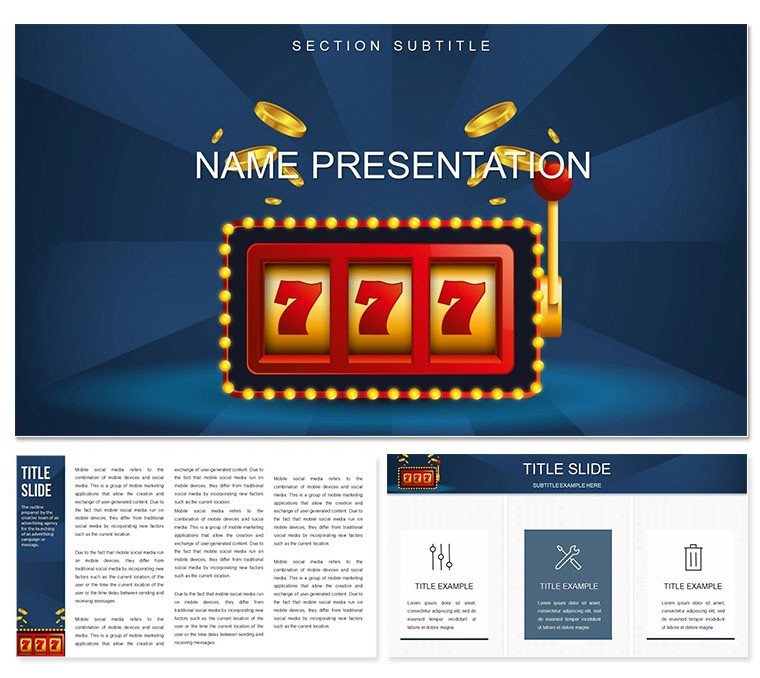 777 Casino Keynote templates
