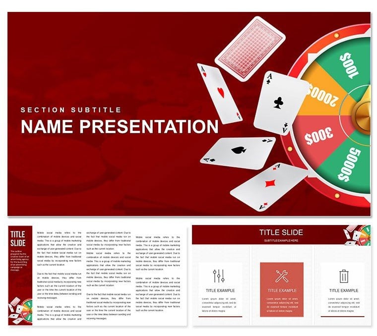 Card Rummy Keynote Themes | Template Presentation