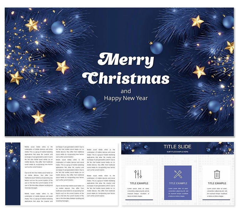 New Year Greetings to Partners Keynote Template