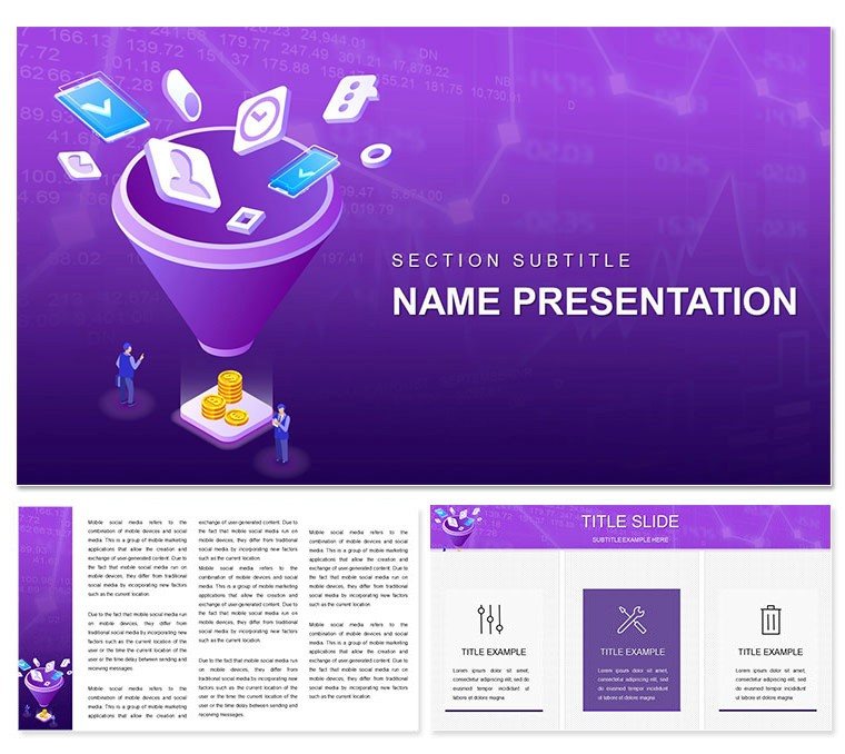 Marketing Strategies Keynote Template and themes
