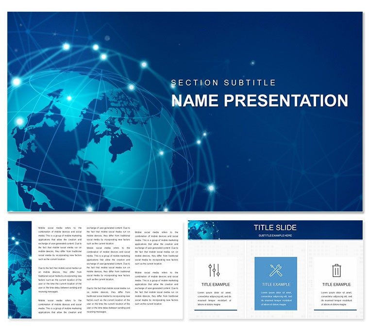 Business World of Ideas Keynote themes and template