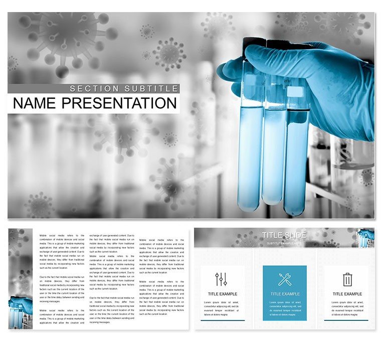 Laboratory Tests Keynote Themes and Template