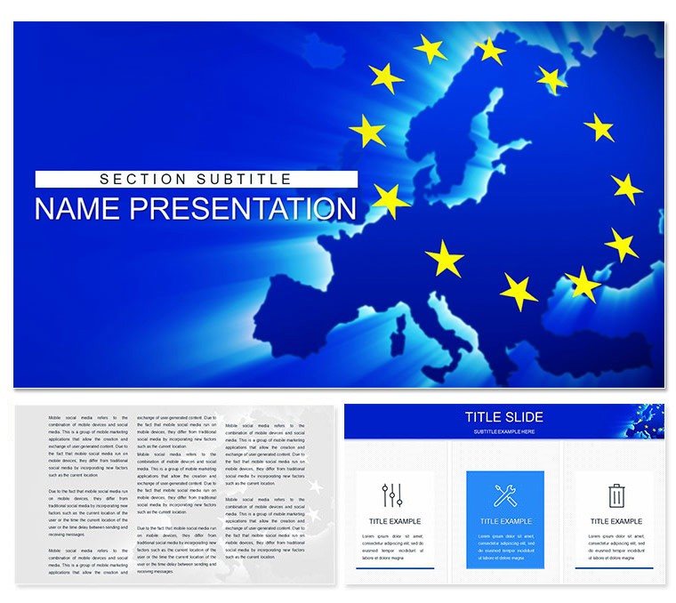 European Union Countries Keynote themes and templates