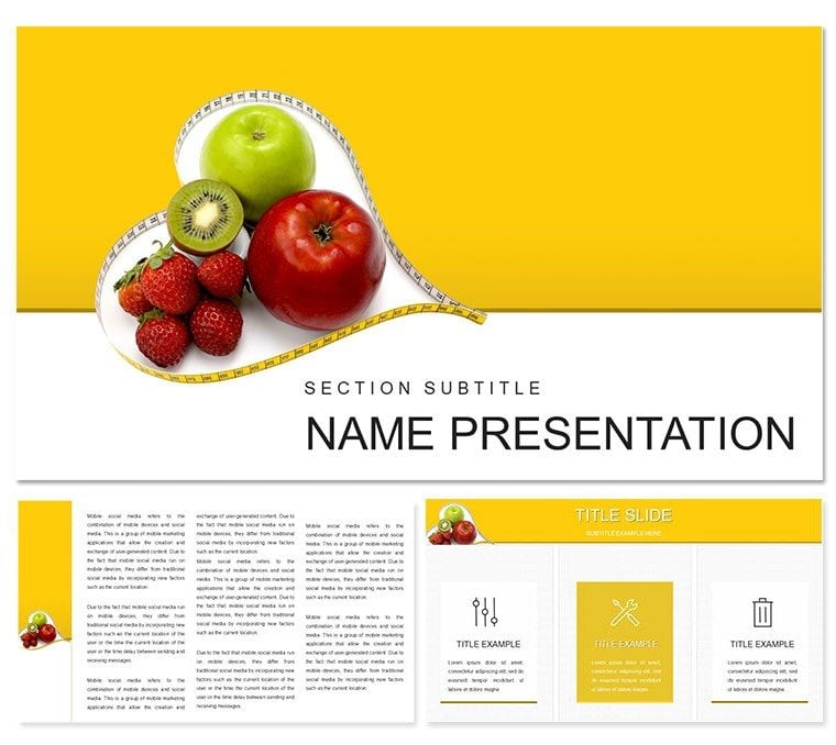 Fruit Diet to Lose Weight Keynote themes