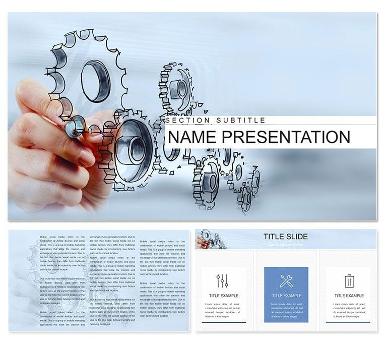 Project Marketing Manager Keynote themes and template