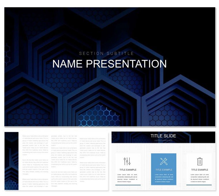Design Presentation Keynote template and Themes