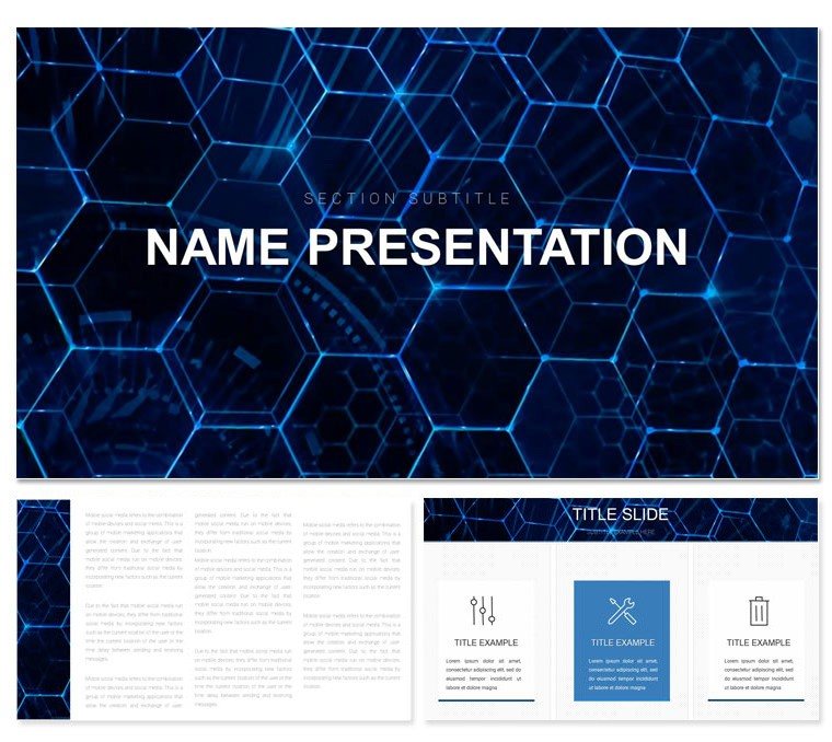 Vibration Keynote template and Themes