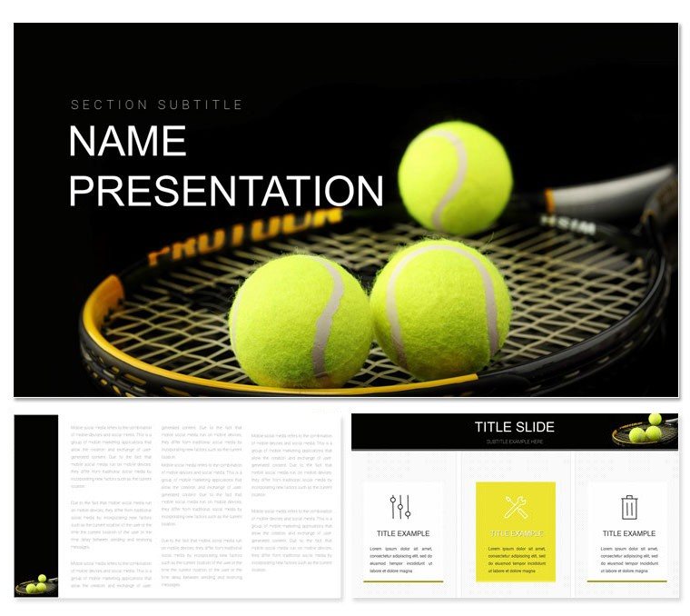 Tennis Keynote Template - Presentation Download