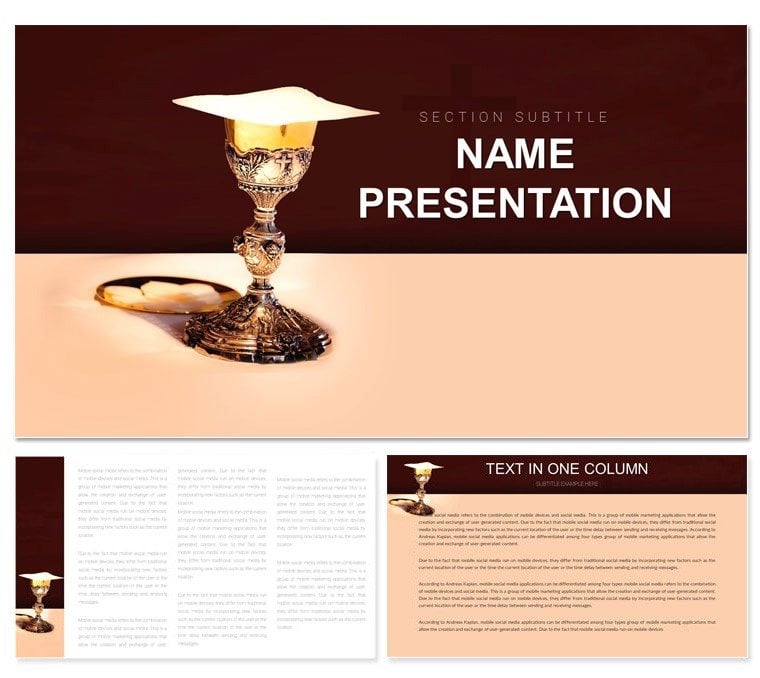 Holy Vessels:Presentations with Sacred Keynote Template