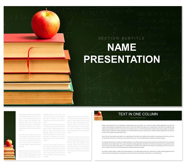 Math Keynote Presentation Templates for Math Lessons