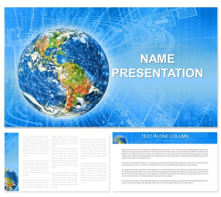 Earth Networks Keynote Themes | Presentation Design Download
