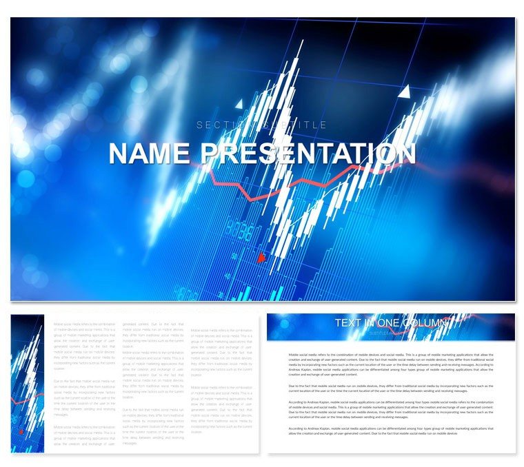 Securities Share Price Keynote Template for Presentation