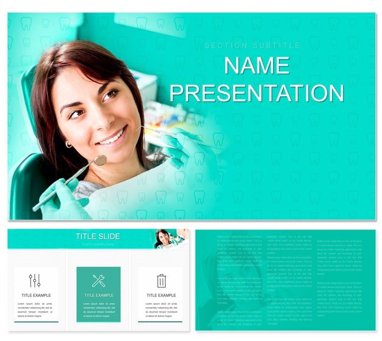 Emergency Dentist Keynote Themes | Professional Presentation Template