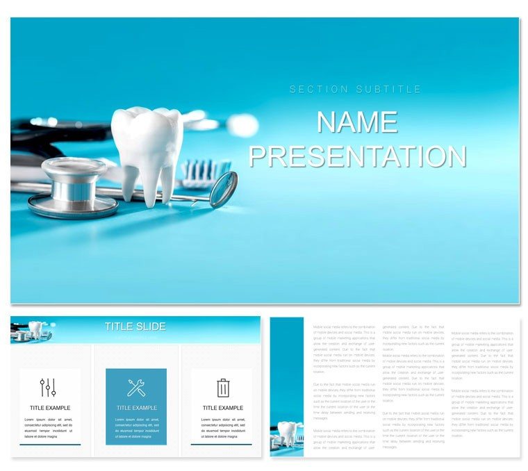 Dentist Clinic Keynote Themes: Presentation Template