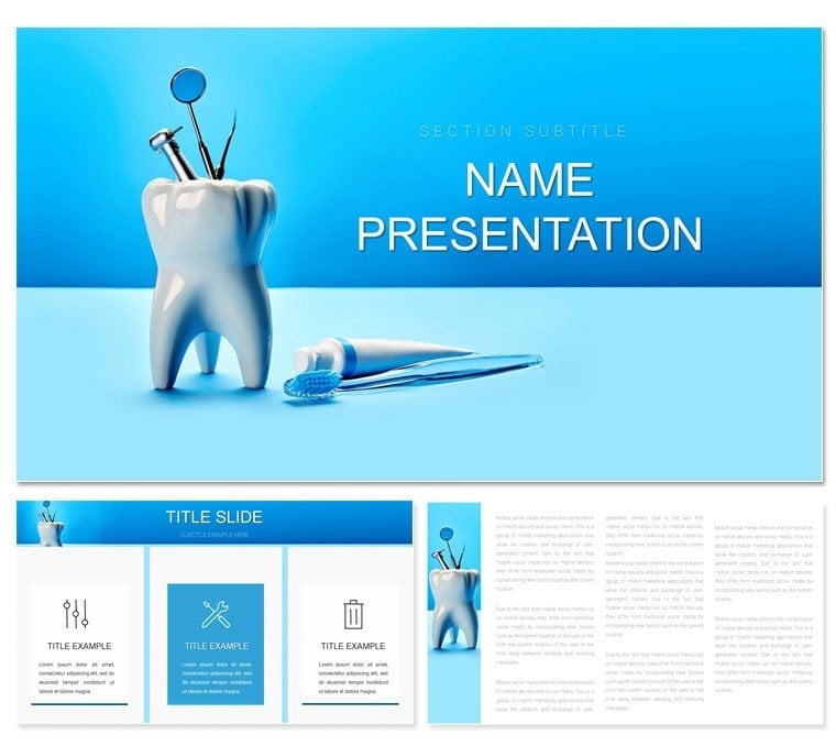 Medical Dental Keynote presentation template