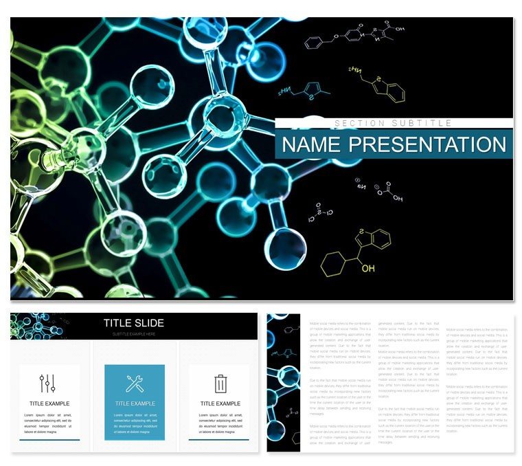 Chemistry Poster template for Keynote presentation