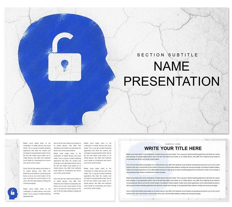 Information Protection Keynote template for presentation