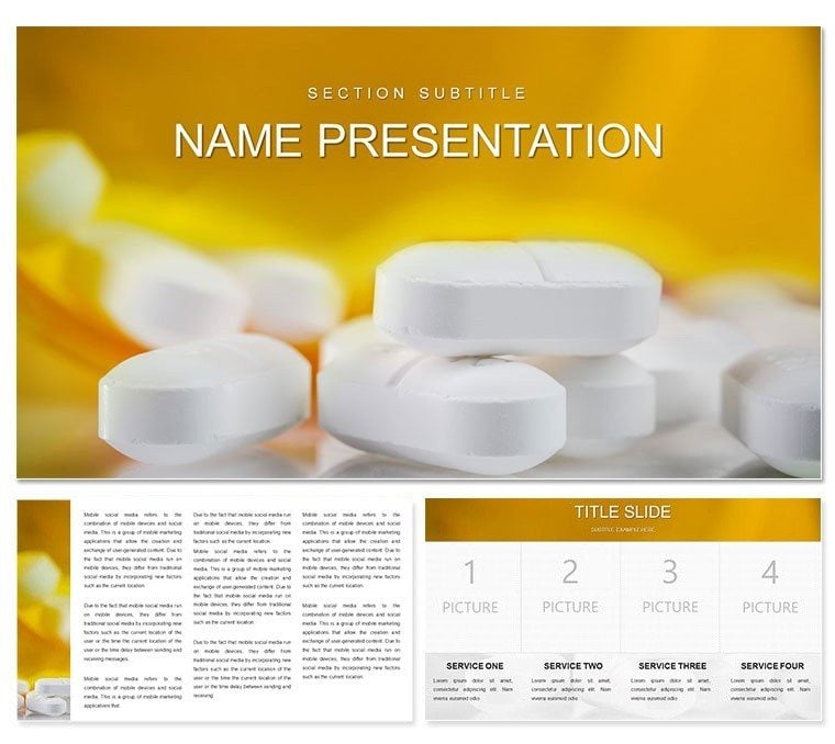 Medications Template for Keynote Presentations | Professional Designs
