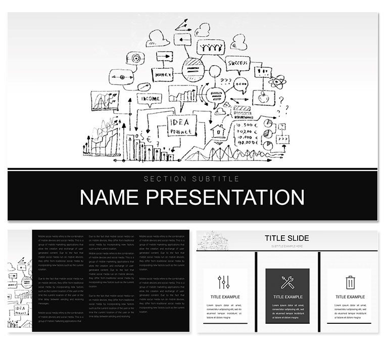 Idea Product Keynote template, Themes Presentation