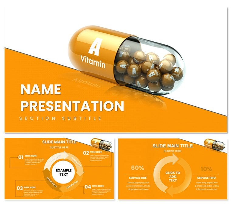 Vitamin A and mineral supplements themes for Keynote