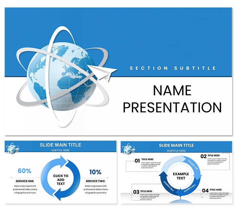 Streamline Your Delivery Presentation with Our Air Delivery Keynote Template