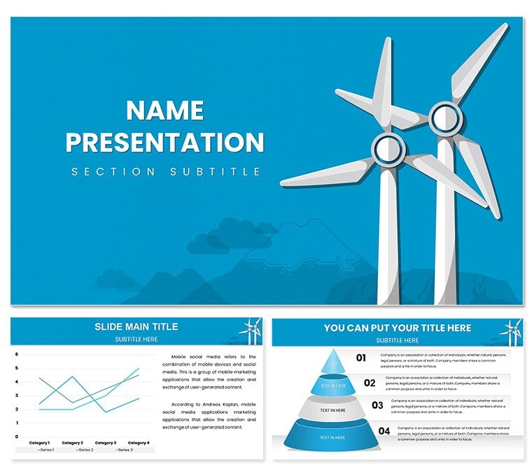 Wind Power, Wind Energy Keynote template for presentation