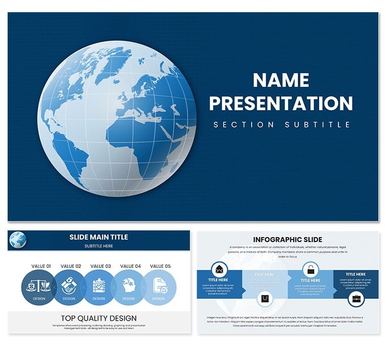 Exploring the Wonders of Our World: A Planet Earth Keynote Template