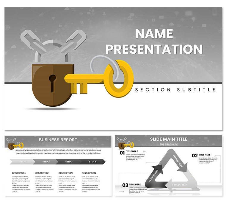 Key Access Security Service Keynote template
