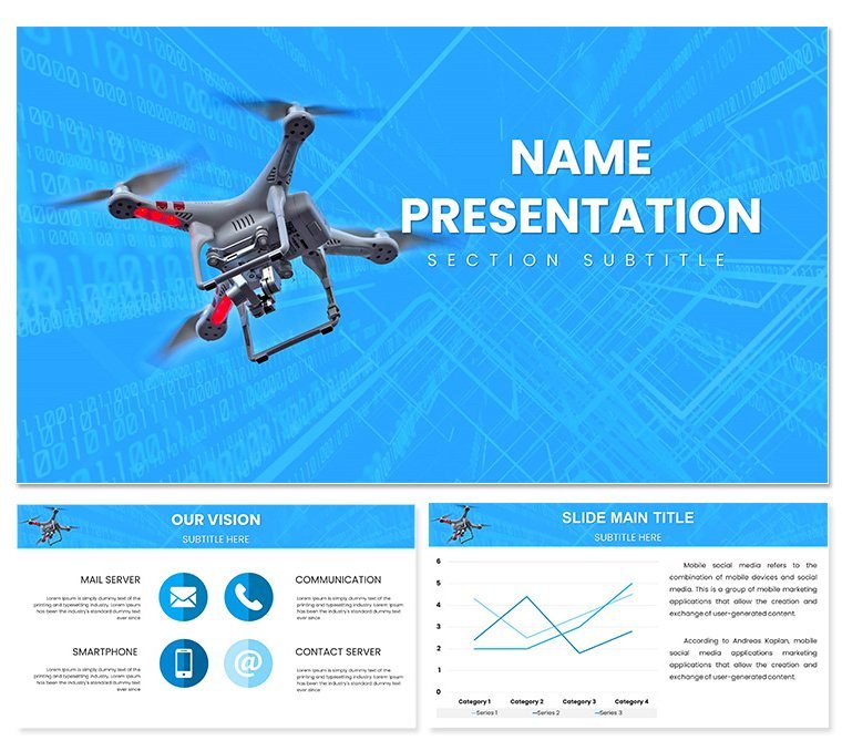Drone Commercial Keynote Template | Perfect for Real Construction Presentations
